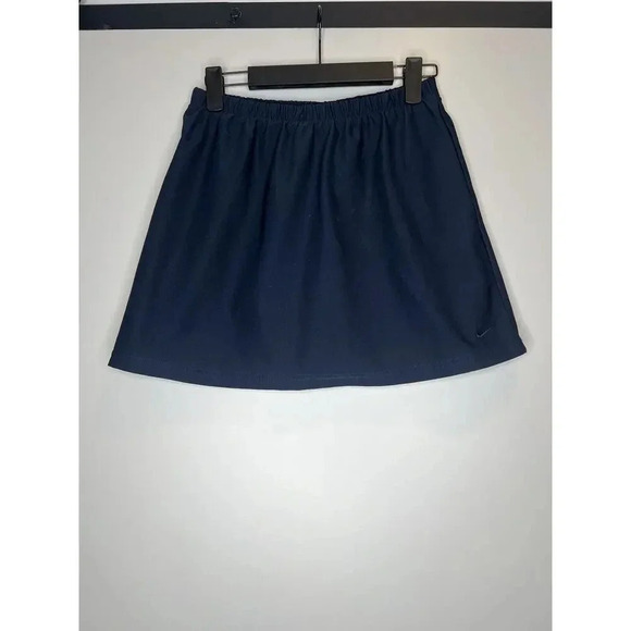 Nike Dresses & Skirts - Nike Dri-Fit Womens Skirt Skort Sz SMALL Blue A-Line Stretch Swoosh Logo Atletic